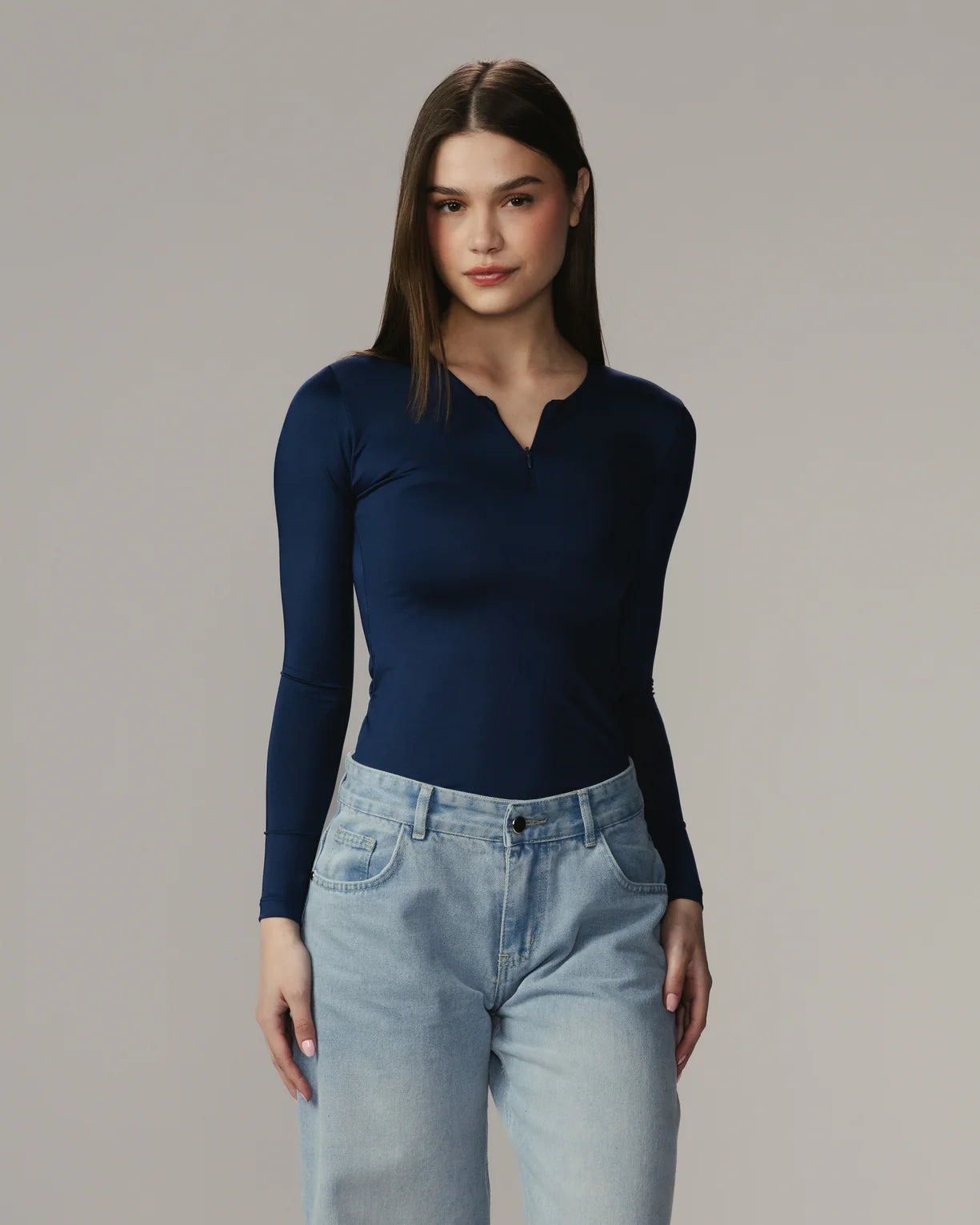 Navy blue Lycra Basic